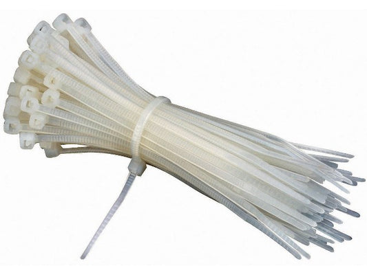 WHITE CABLE TIE 100X2.5MM