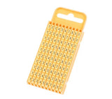 408-4866 Yellow clip on cable marker,size 3 0-9