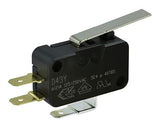 D433-R1LD-G2 Straight Lever Microswitch, 5 A