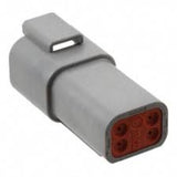 DT04-4P-C015 AUTOMOTIVE HOUSING, RCPT, 4POS, 13A