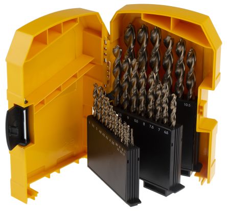 DT4957-QZ 9 piece HSCo Drill Set 1mm to 13mm
