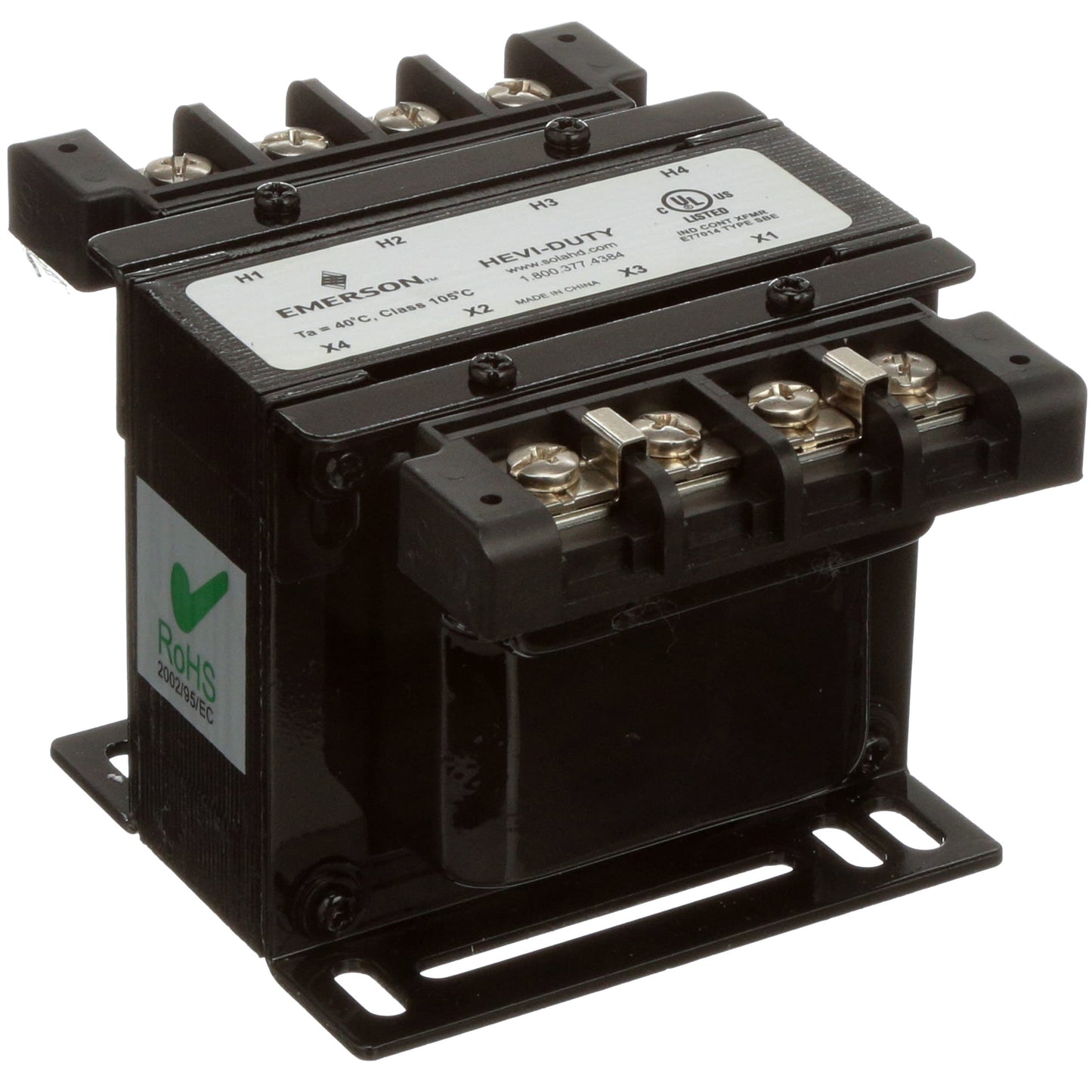 E050TH  110 (Instantaneous) VA, 50 (Continuous) VA DIN Rail Mount Transformer