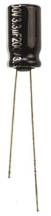 ECA2DHG3R3-Aluminium Electrolytic Capacitor, Through Hole 6.3