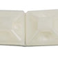 Self Adhesive Natural Cable Tie Mount 19.5 mm x 19.5mm, 4.6mm Max. Cable Tie Width