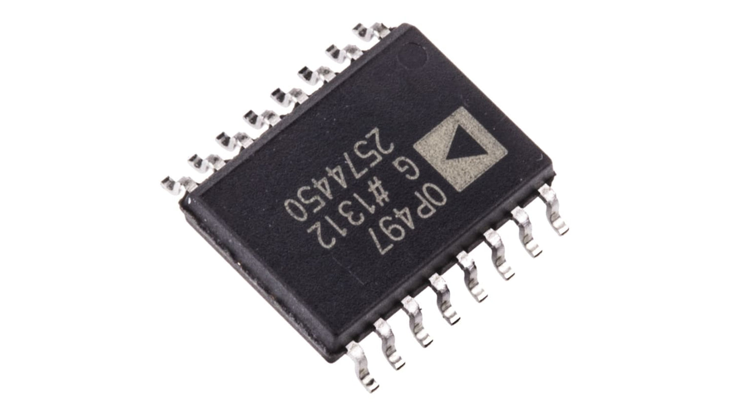 OP497GSZ Analog Devices, Op Amp, 500kHz, 16-Pin SOIC W