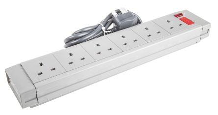 Socket 6 Trailing Socket, 250 V ac