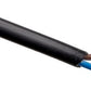 Mains Power Cable, Black Polyvinyl Chloride PVC Sheath 100m, 3 A