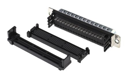 2.77mm Pitch 37 Way IDC D-sub Connector, Plug, Zinc Plated Steel Shell
