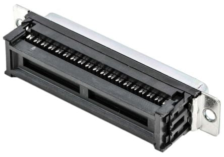 Pitch 37 Way IDC D-sub Connector, Socket, Zinc Plated Steel Shell