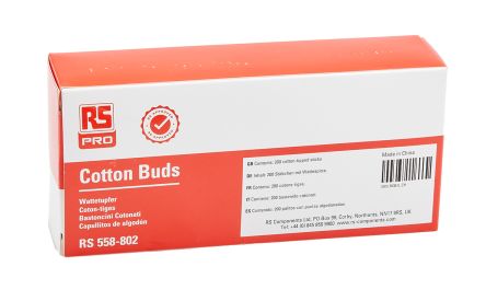Cotton Bud & Swab, Box of 200, 150mm