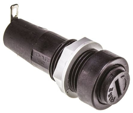 HTC Series 10A Manual Cap Panel Mount Fuse Holder