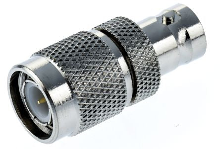 Straight 50Ω RF Adapter TNC Plug to BNC Socket