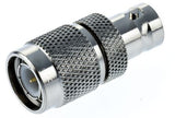 Straight 50Ω RF Adapter TNC Plug to BNC Socket