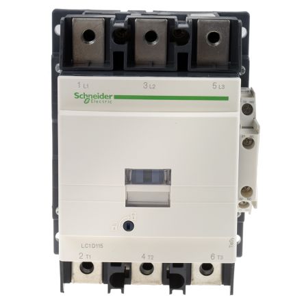 3 Pole Contactor, 115 A, 230 V ac Coil, TeSys D, 3NO