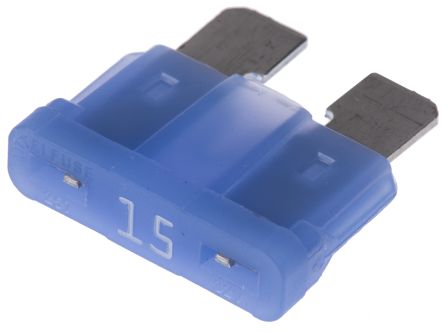 15A Blue Car Fuse, 32V dc