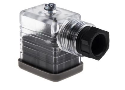 CMD8118200  2P+E DIN 43650 B, Female Solenoid Valve Connector