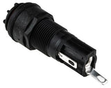 FX0462 10A Manual, Slotted Cap Panel Mount Fuse Holder for 5 x 20mm Fuse