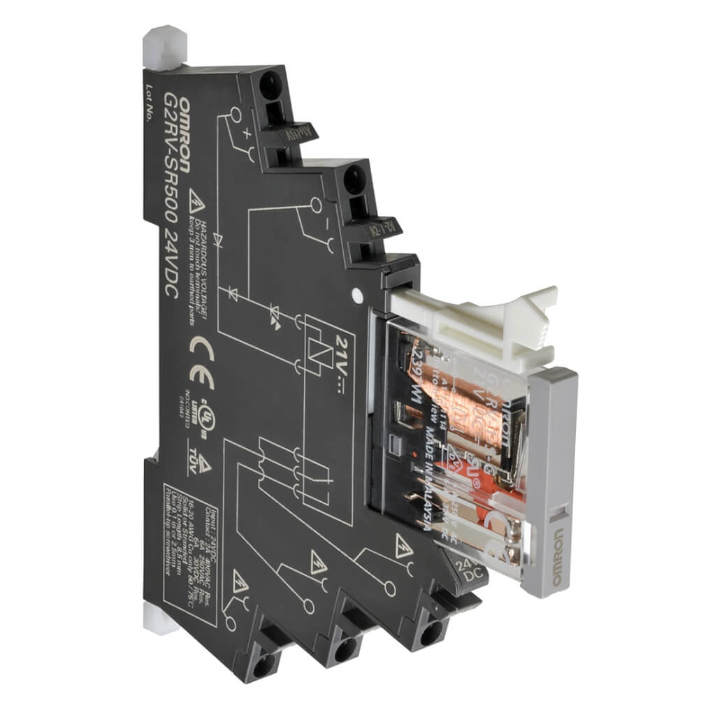 G2RV-SR500-AP 24VAC/DC 24V Coil Non-Latching Relay SPDT