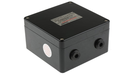 GB 160 - 730379 - Bartec - GB Series Black Junction Box, IP66, 15 Terminals, ATEX, 160 x 160 x 90mm
