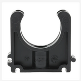 167061038 Georg Fischer PP Black Pipe Clamp, 0.63in x 2in x 1.42in, 0.24in PACK OF 5