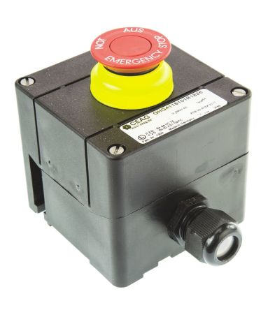 GHG4118101R1826CEAG  Emergency Button - NO/NC, Pull to Reset, 30mm