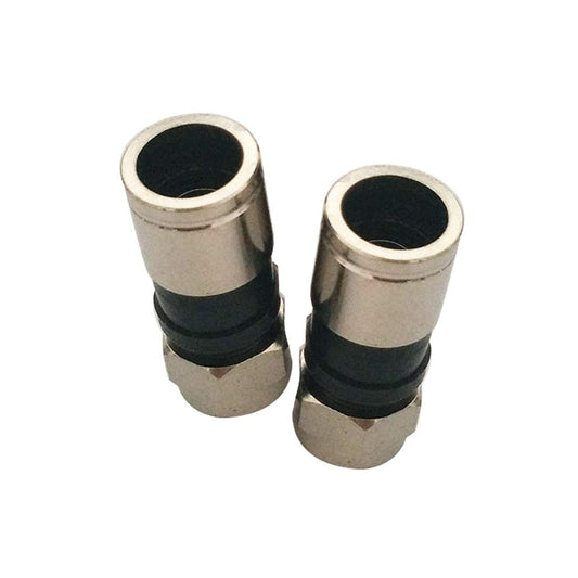 GJ0511-01 F Type 10pcs RG6 Compression 2.7cm Snap Seal Plug Connector
