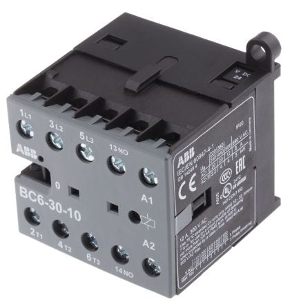 GJL1213001R0101 - BC6-30-10 3 Pole Contactor - 9 A, 24 V dc Coil, B Range