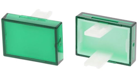 31-903.5 Green Rectangular Push Button Lens