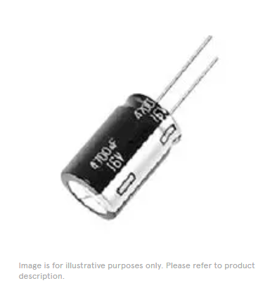 ECA2WHG100 PANASONIC Electrolytic Capacitor, 10 µF, 450 V, ± 20%, Radial Leaded, 1000 hours @ 105°C, Polar