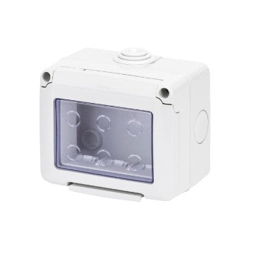 GW27043 Watertight Enclosure For System Devices - 3 Gang - Grey Ral 7035 - Ip55