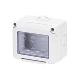 GW27043 Watertight Enclosure For System Devices - 3 Gang - Grey Ral 7035 - Ip55