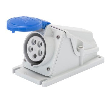 GW62488  Low Voltage Screw Wiring 90 Degree Angled Surface-Mounting Socket-Outlet