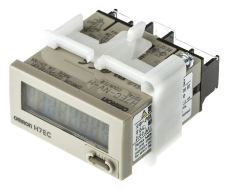 Totalizer, LCD, H7EC Series, 8 Digits, Self Powered Counter