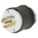 HBL2511 Power Entry Connector, Power Entry, 20 A, Black, White, Nylon (Polyamide) Body, 208 V