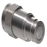 HQ10-M-08G G25  Flat Face Nipple, HQ Series, Carbon Steel, Zinc Nickel Plated