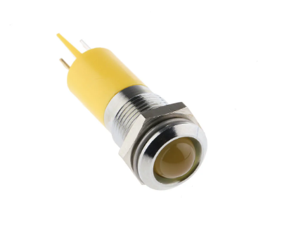 CMD207882 Yellow Indicator, 24 V dc, 14mm Mounting Hole Size, Solder