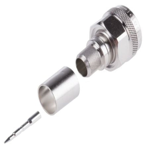 J01020A0107 Telegartner 50Ω Straight Cable Mount N Connector