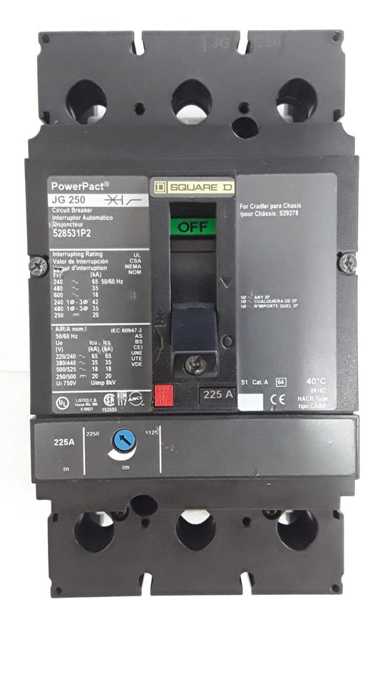 👀 JG 250 Power Pact Circuit Breaker 3 Pole