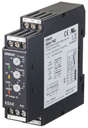 K8AKPW2380480VAC Voltage Monitoring Relay With SPDT Contacts