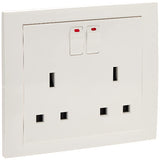 KB25 13A 250V Twin Gang Switched Socket