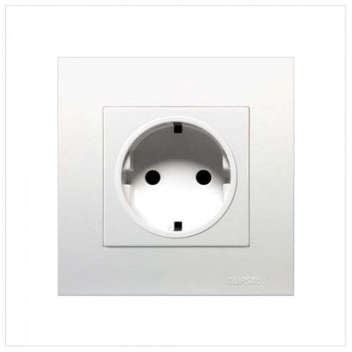 KB426/16S  Socket Outlet 16A 250V 1 Gang Schuko-Socket with Shutter