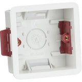 SN8370 Dry Lining Box, 1 Gang, 35mm, White, PVC