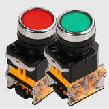 LA38 ILLUMINATED SPRING RETURN PUSH BUTTON