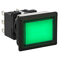 LB8L-M1T64G  Illuminated Pushbuttons Rectangular Green