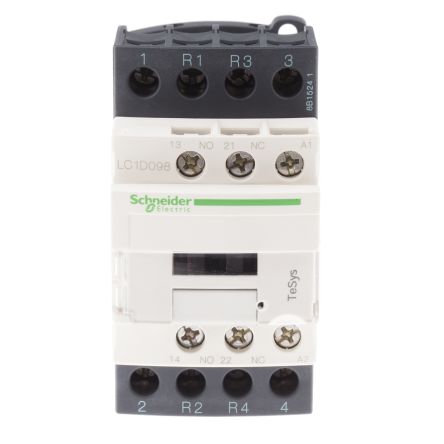 LC1D098M7 4 Pole Contactor, 9 A, 230 V ac Coil, TeSys D, 2NO/2NC
