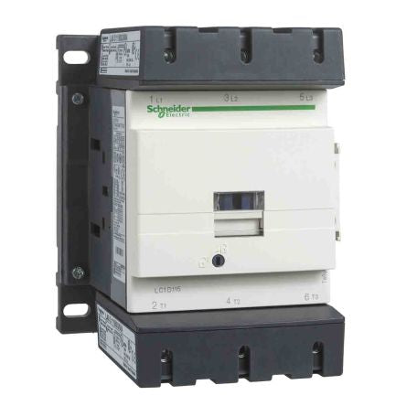 LC1D115M7 3 Pole Contactor, 200 A, 220 V ac Coil, TeSys
