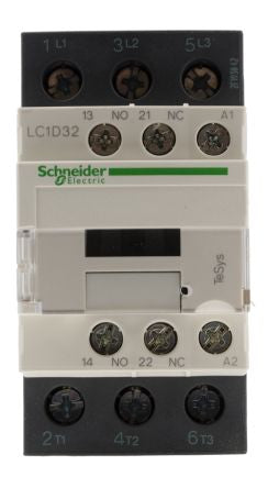 LC1D32B7 3 Pole Contactor, 32 A, 230 V ac Coil