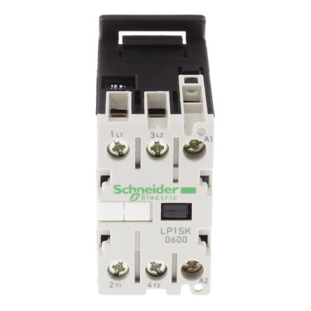 LP1SK0600BD- 2 Pole Contactor, 12 A, 24 V dc Coil, TeSys SK