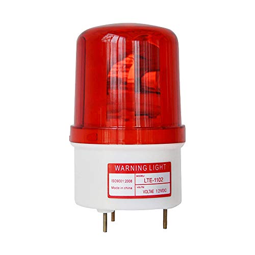LTE 1121 AC110V 220V DC12V/24V Warning Alarm Construction Lamp Bulb Rotating Beacon Traffic Light Siren LTE-1121 With/No Buzzer Sound