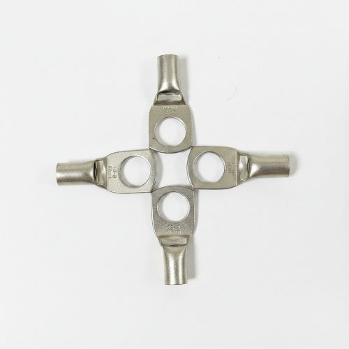 SC10-12 10mm2 Cable Copper Lug Terminal Connector Silver Tone for 0.5" Dia